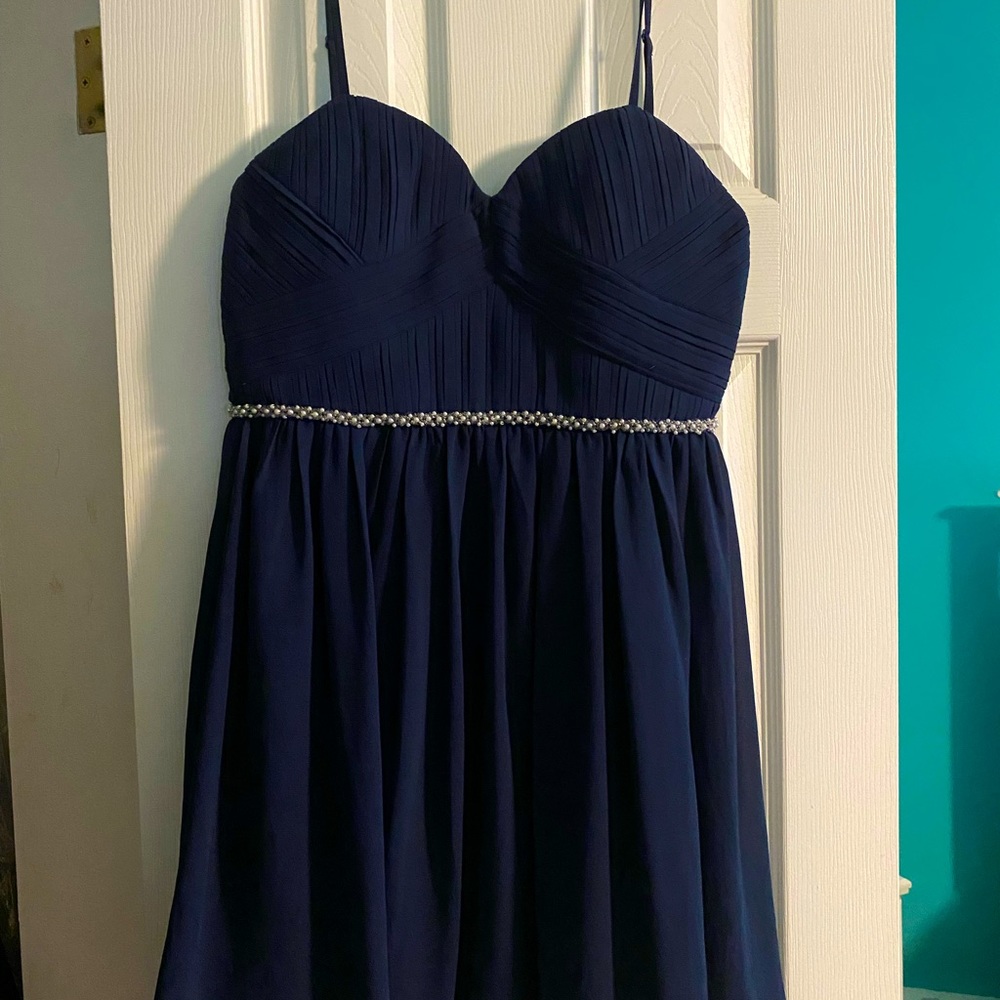 Navy blue size medium mini dress